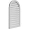 Ekena Millwork Round Top Surface Mount PVC Gable Vent w/ 2"W x 1-1/2"P Brickmould Frame, 22"W x 36"H GVPRT22X3602SN - alternate 5